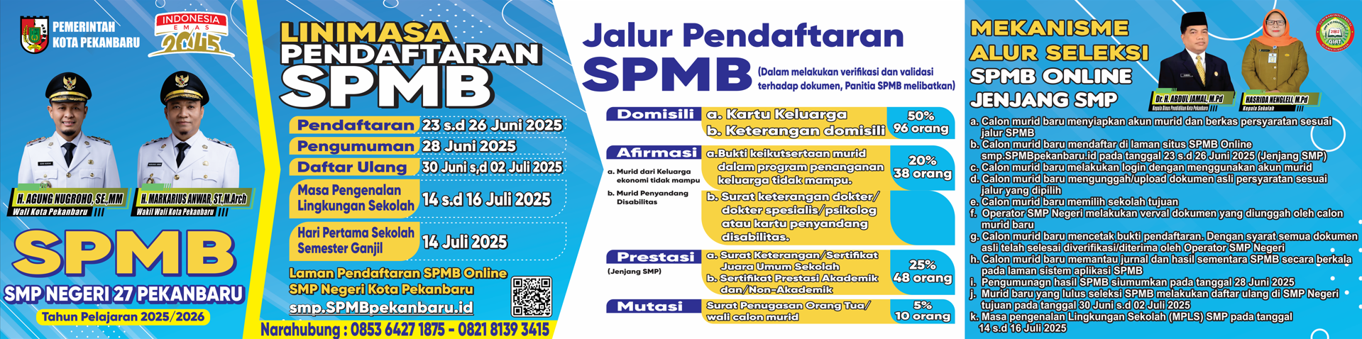 Pengumuman Penerimaan Murid Baru Tahun Ajaran 2025/2026 – Juknis & Link Pendaftaran Online